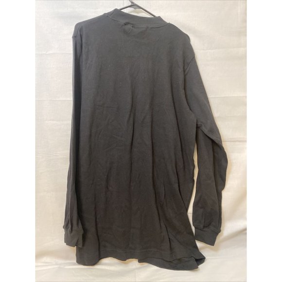 NFL Team Apparel Mens Long Sleeve Shirt Black San Francisco 49ers Size LT Large - Picture 6 of 6